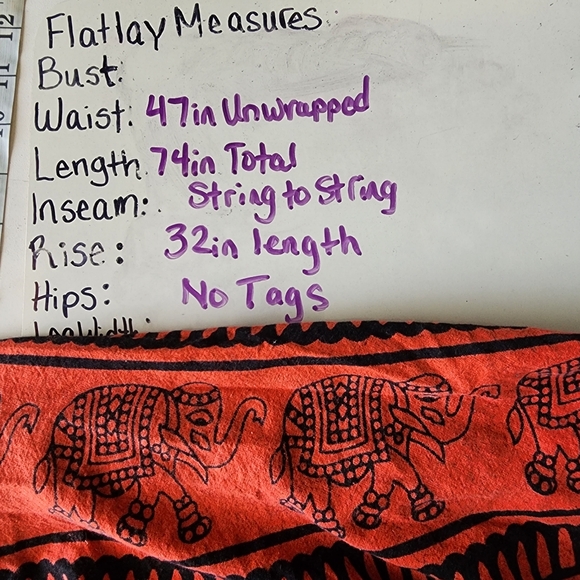 India elephant print wrap midi skirt - Picture 4 of 4